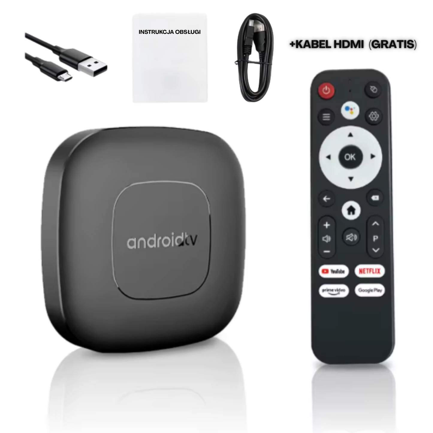 PIKSELAND™ – PixelCube Kostka do telewizora Android Smart TV