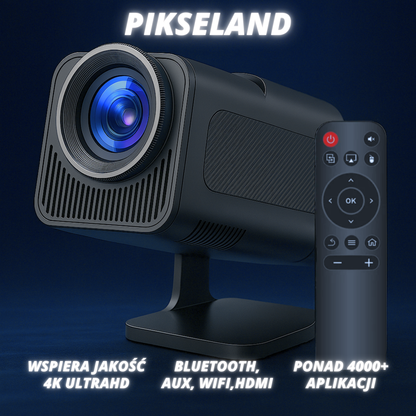 PikseLand 5K™ - Smart Projektor z Wi-Fi i Androidem